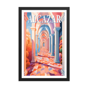 Alcazar Seville Spain Framed Art Print